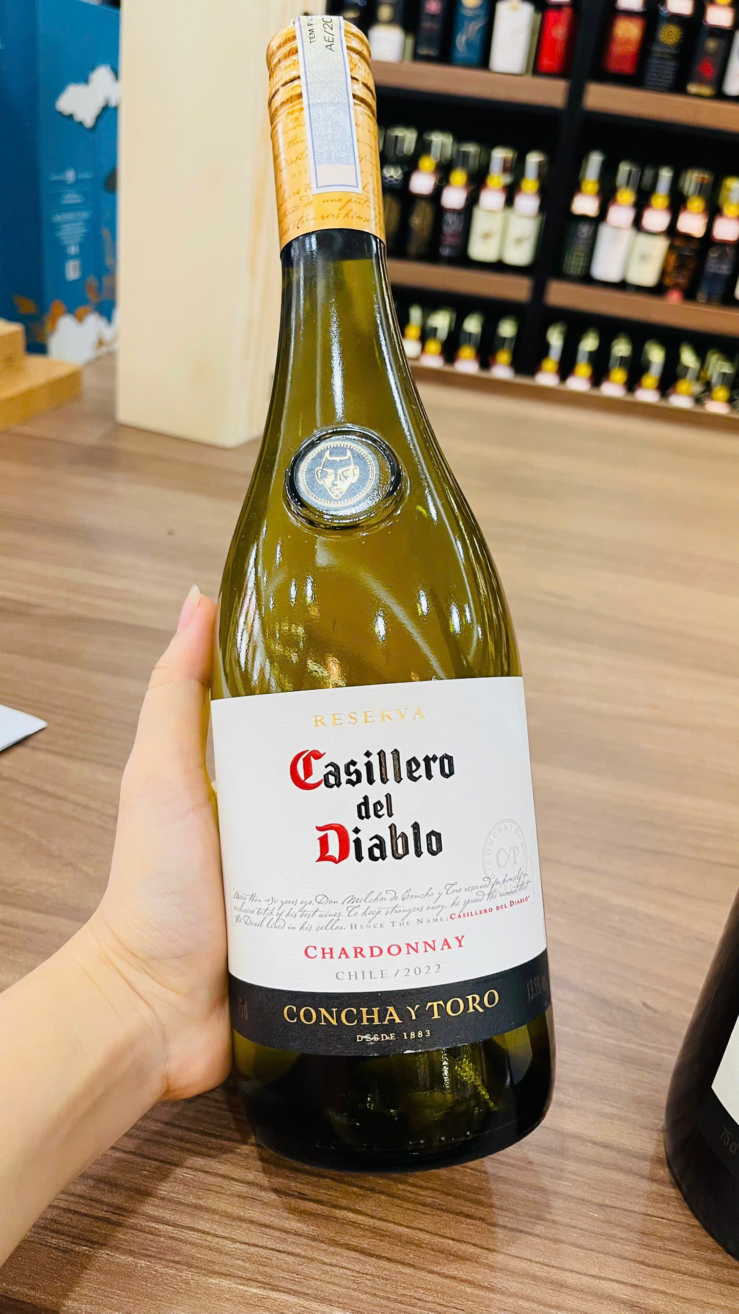 Vang Trắng Reserva Chardonnay  13,5%
