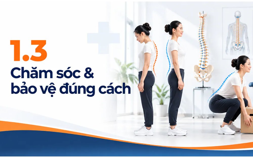 1.3 Chăm sóc & bảo vệ đúng cách