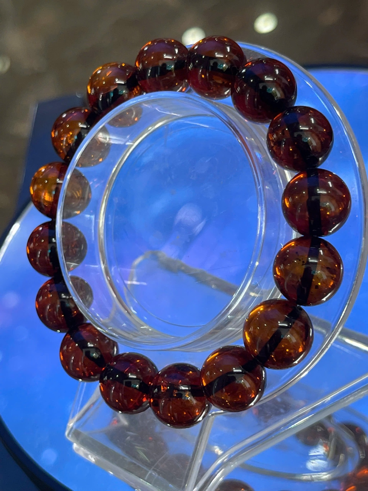 Vòng Chuỗi Baltic & Blue Amber VIP